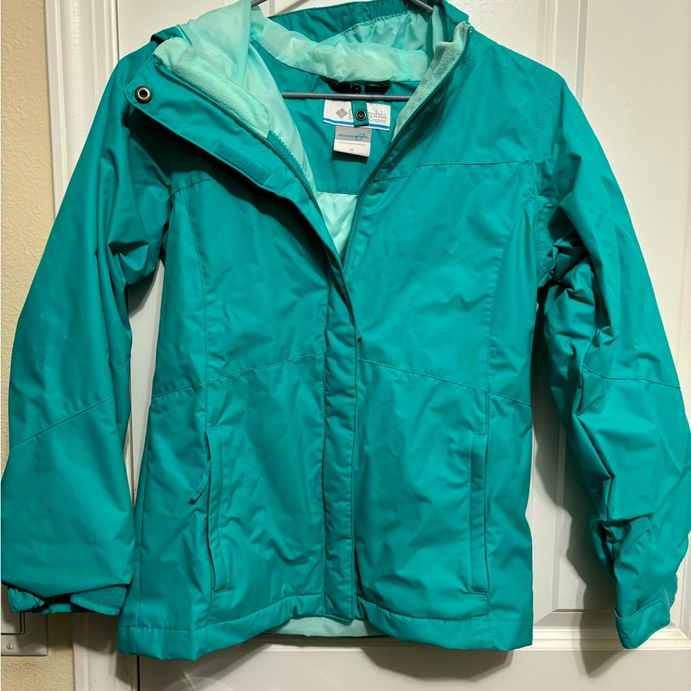 Colombia Jacket/ Teal/ size-CM/ Light Weight/Excellent Condition!